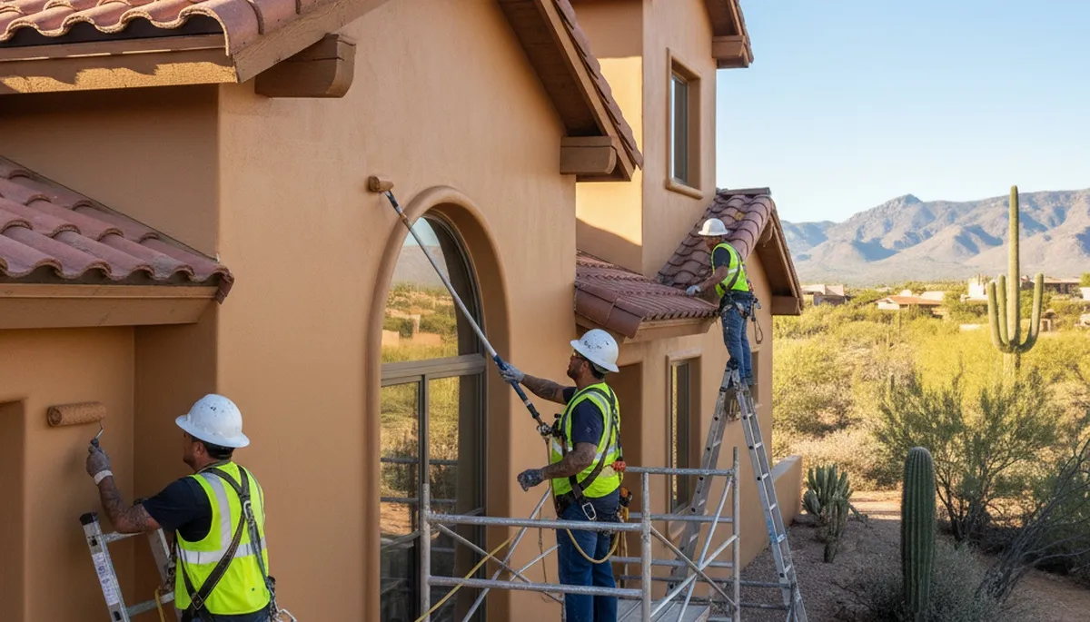 Scottsdale, AZ painting contractors providing professional interior and exterior painting services