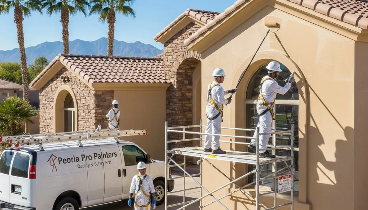 Painting contractor in Scottsdale, AZ providing professional interior and exterior house painting services